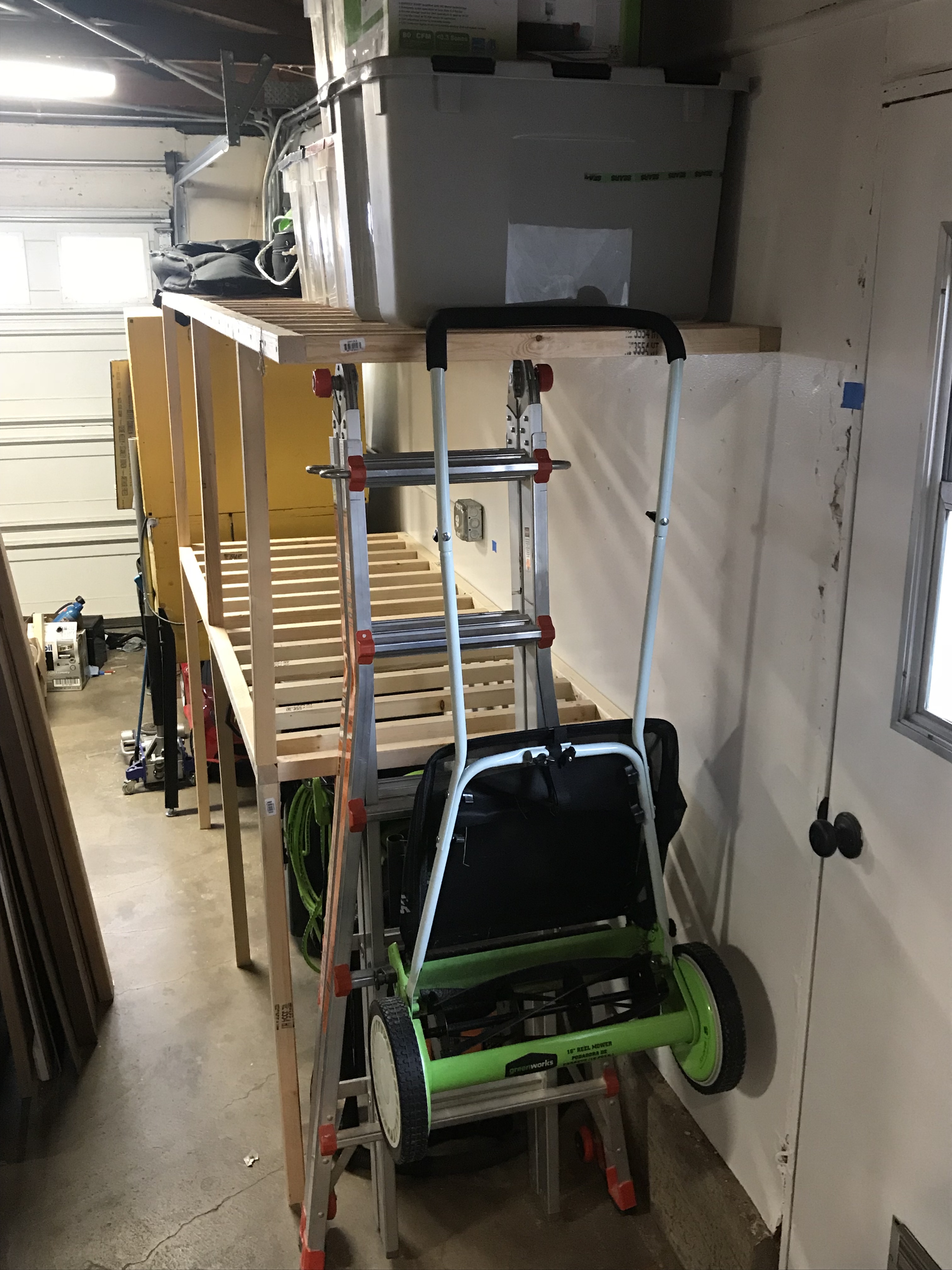 Sturdy Clutter-Free Garage Shelving