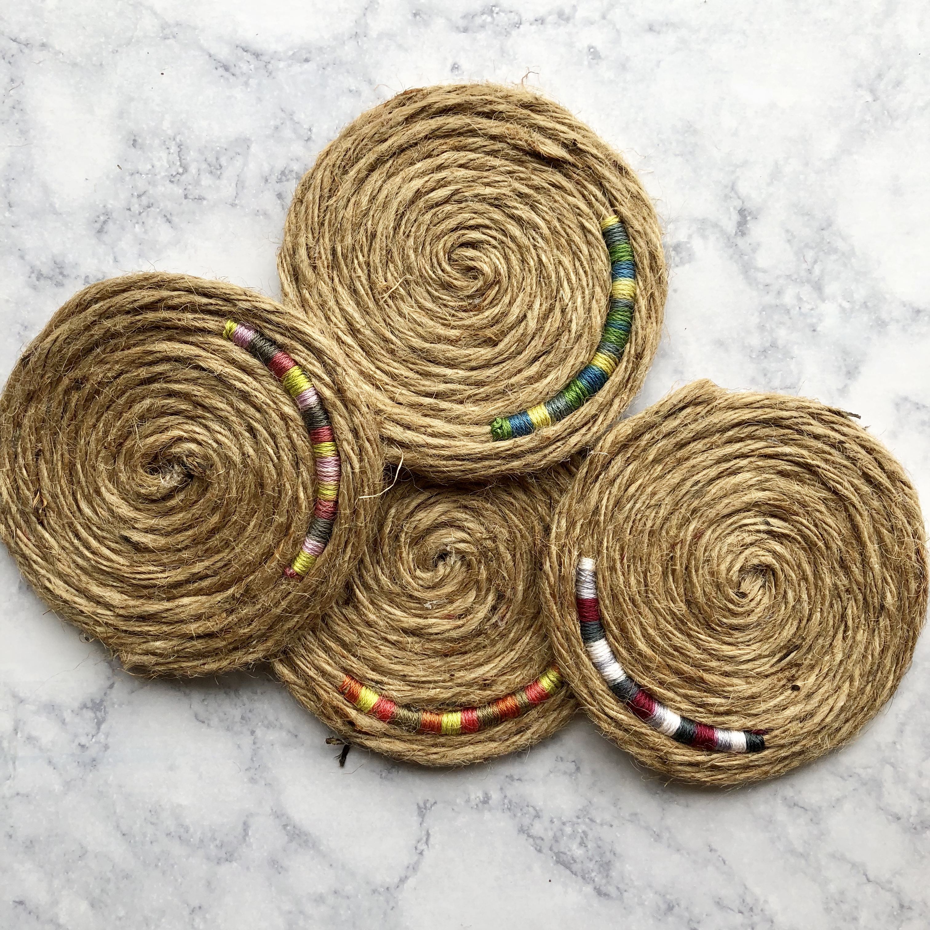 DIY Jute Coasters