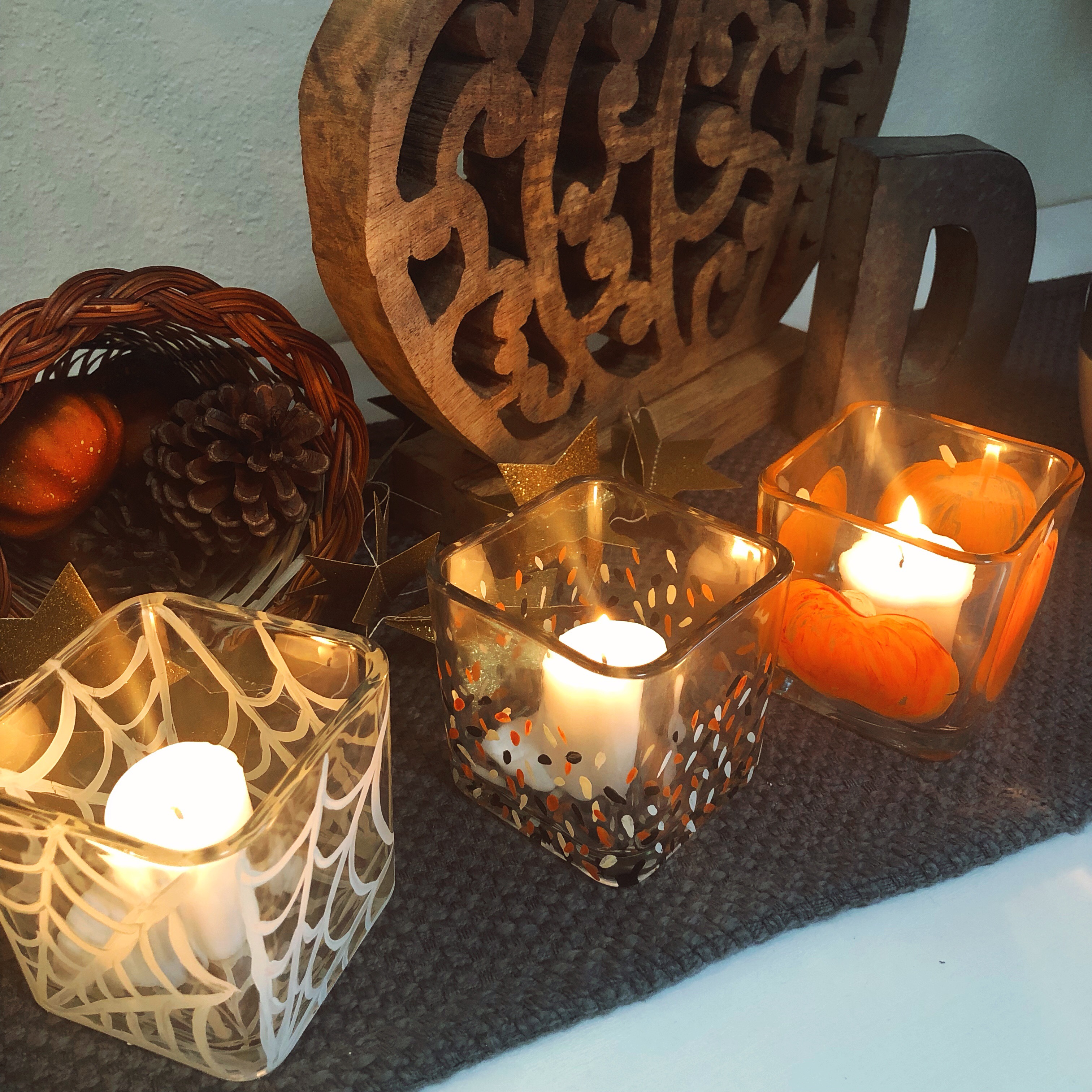 DIY Painted Halloween Candle Holders – DIY DOUGHERTY