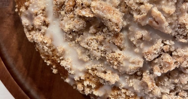 Pumpkin Coffee Cake with Maple Cinnamon Streusel